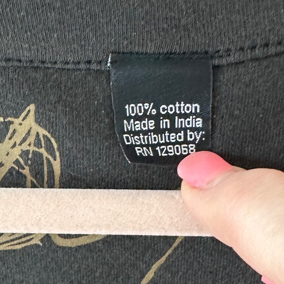 Desigual Long Sleeve Dress, Floral/Stripe/Dancing Figures/Horse Print, Large - Picture 4 of 12